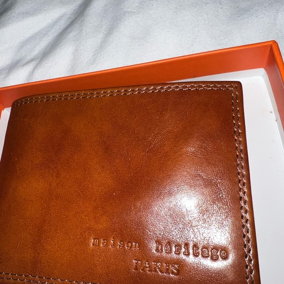 Beautiful Brown Men’s Leather Wallet NWT! - Picture 5 of 14